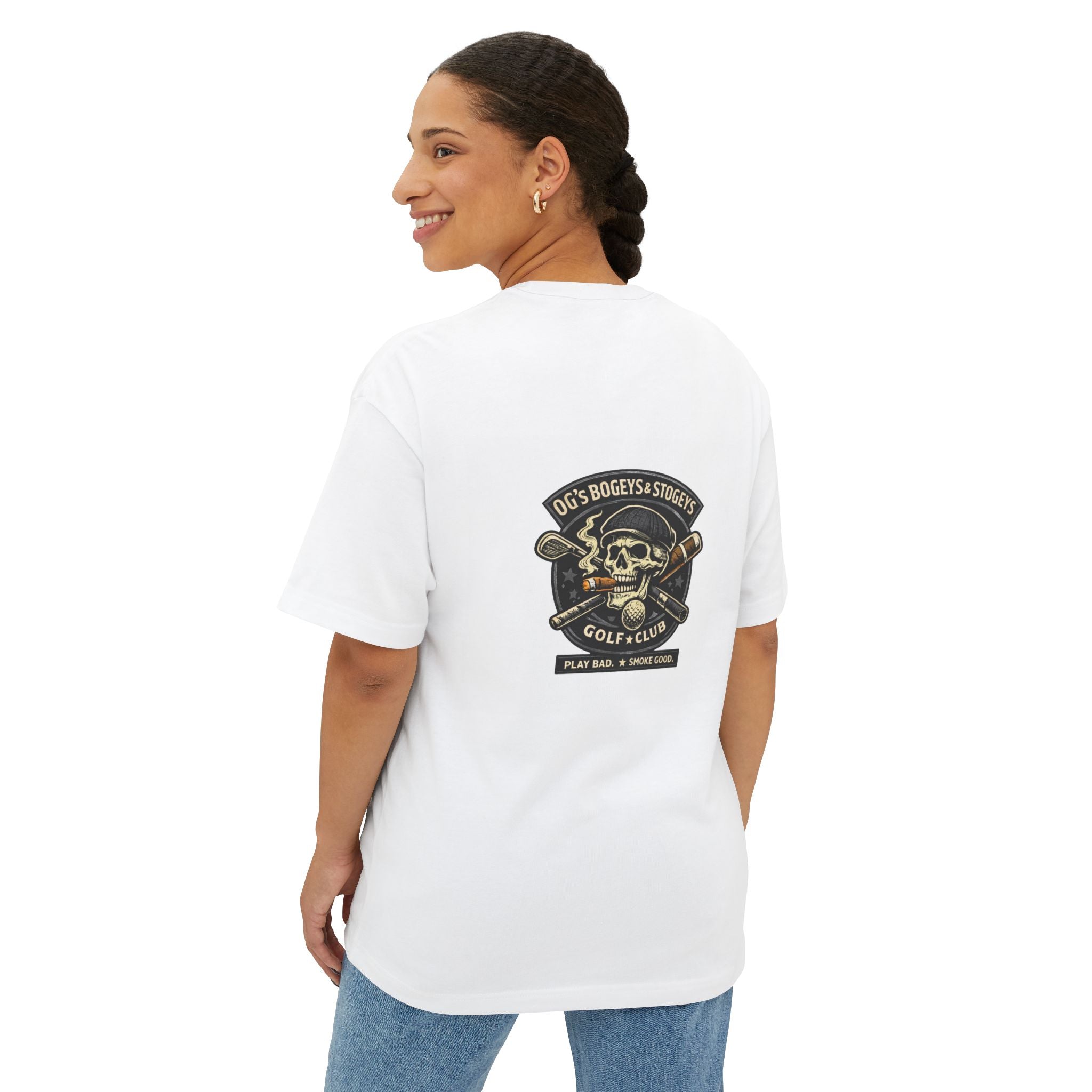 OG's Bogeys & Stogeys Golf Club Tee — Skull Golf Shirt