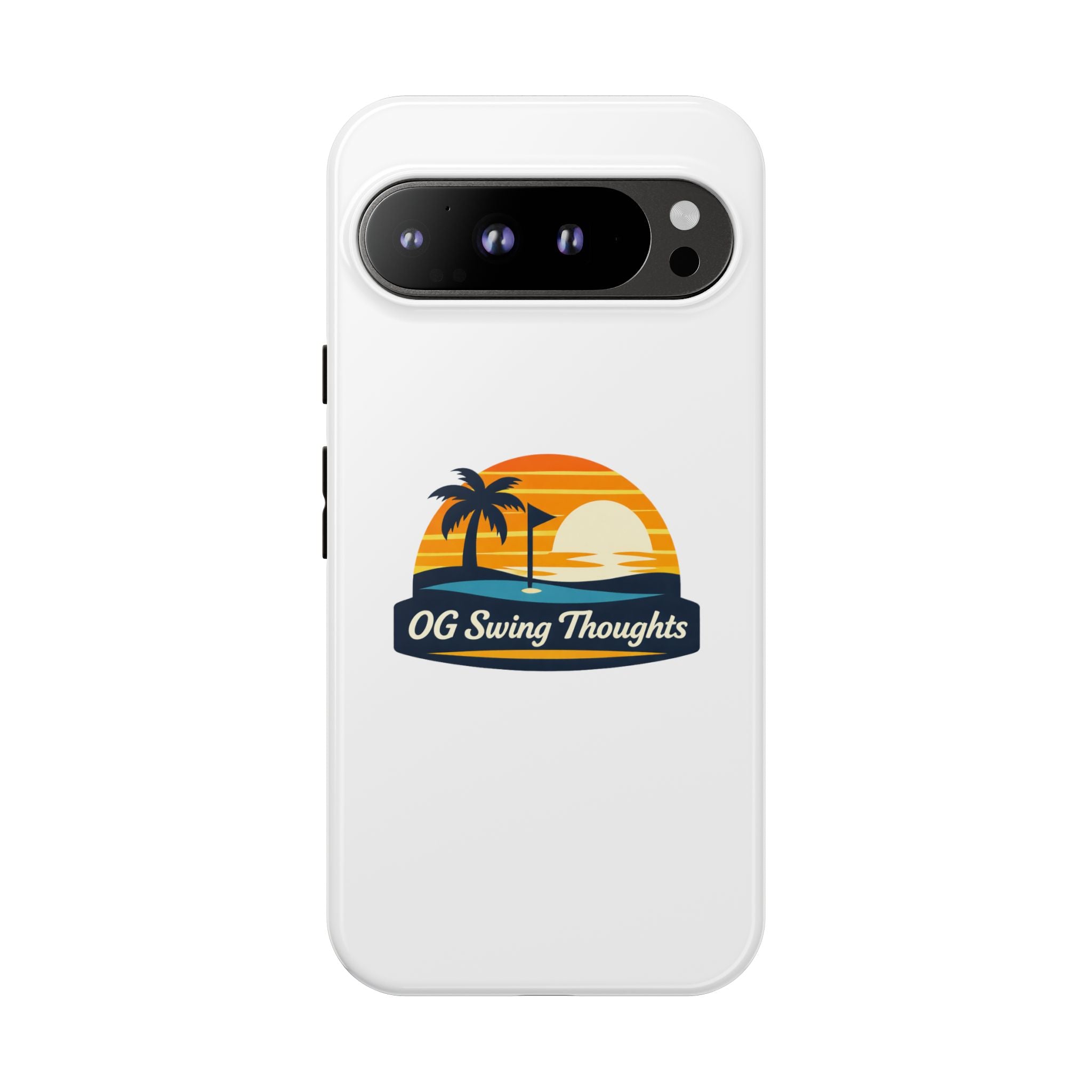 Phone Case - "OG Swing Thoughts" Tropical Sunset Design