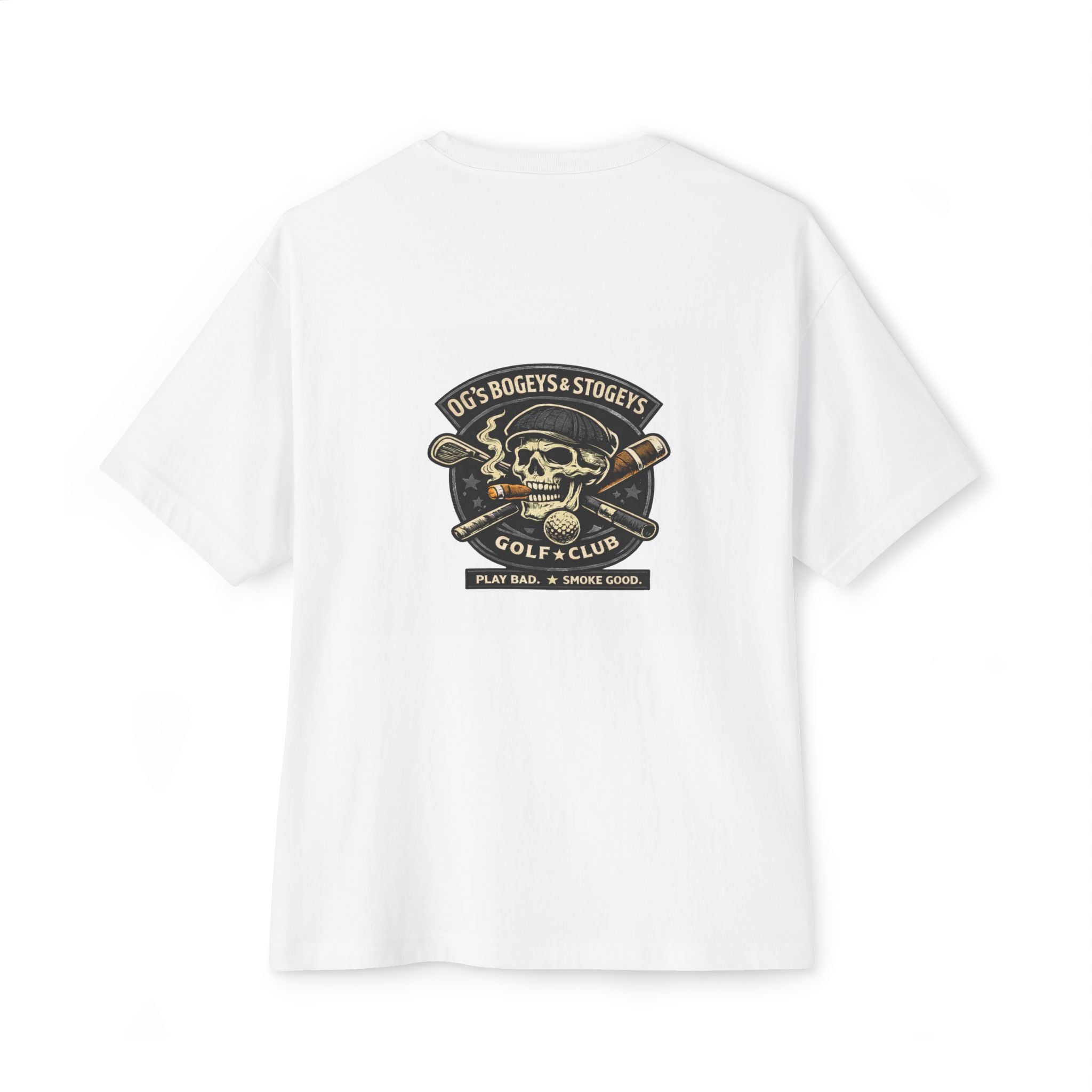 OG's Bogeys & Stogeys Golf Club Tee — Skull Golf Shirt