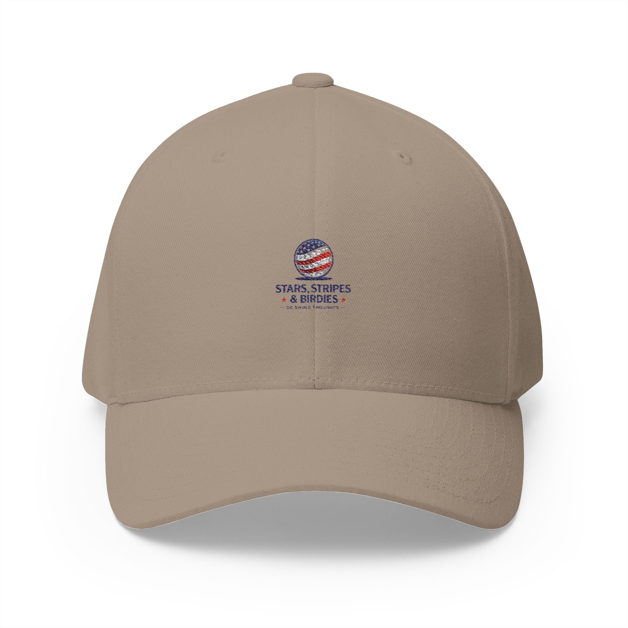 Embroidered 'Stars, Stripes & Service' Patriotic Structured Cap