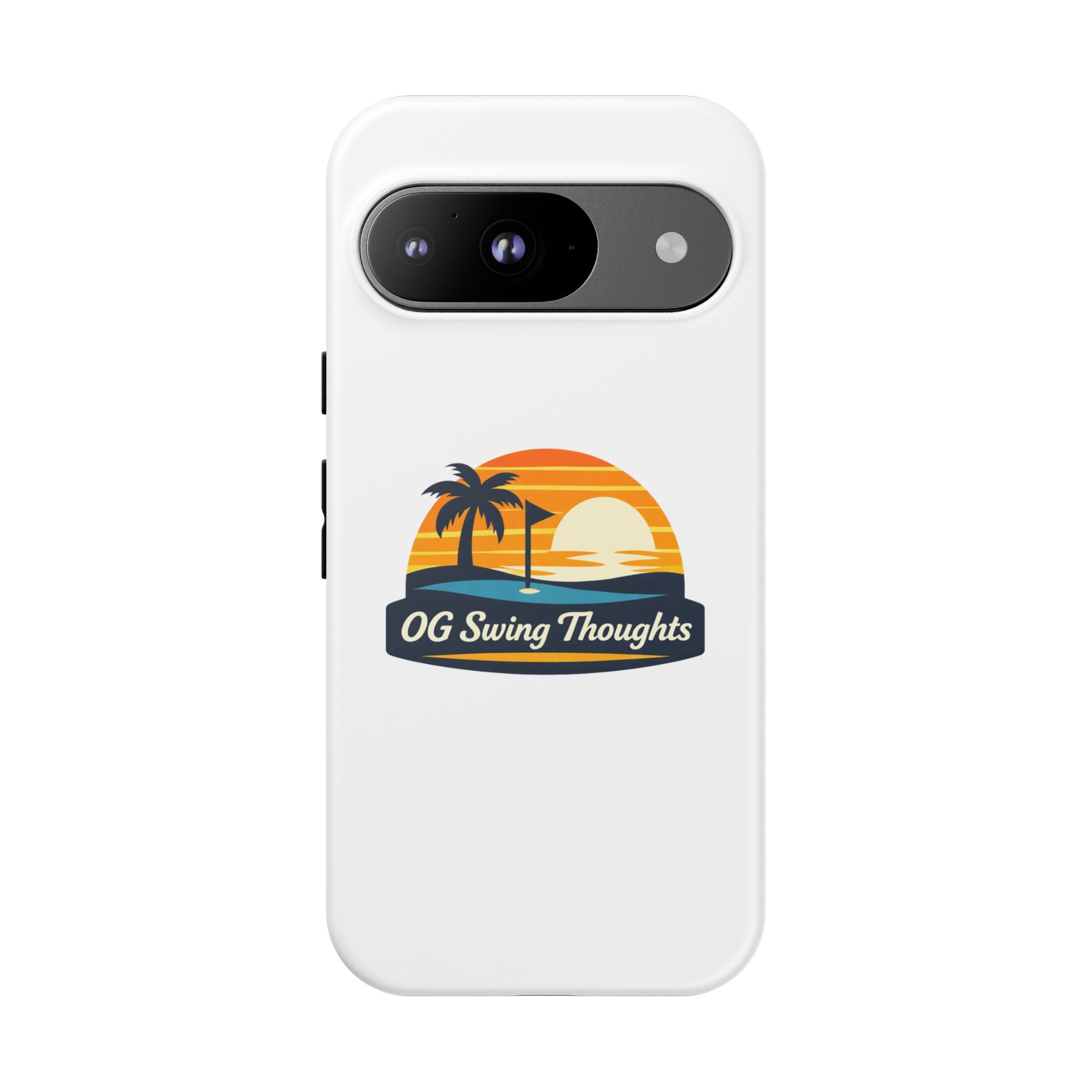 Phone Case - "OG Swing Thoughts" Tropical Sunset Design
