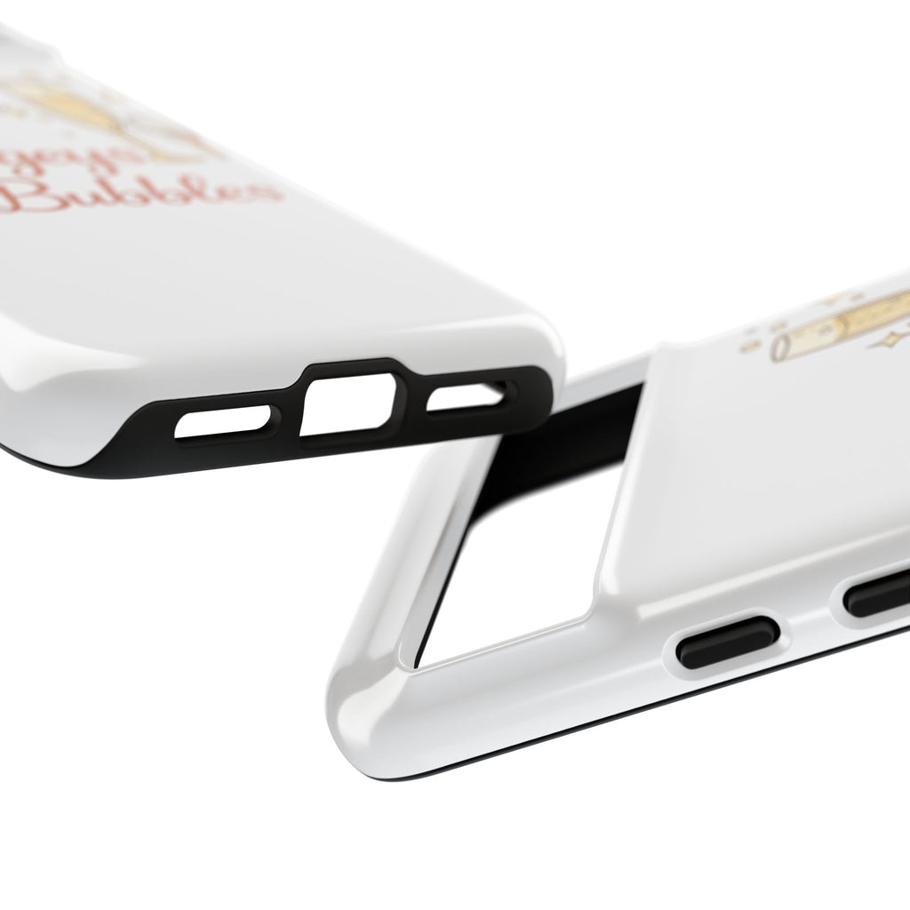 Phone Case — "Bogeys & Bubbles" Champagne Golf Design