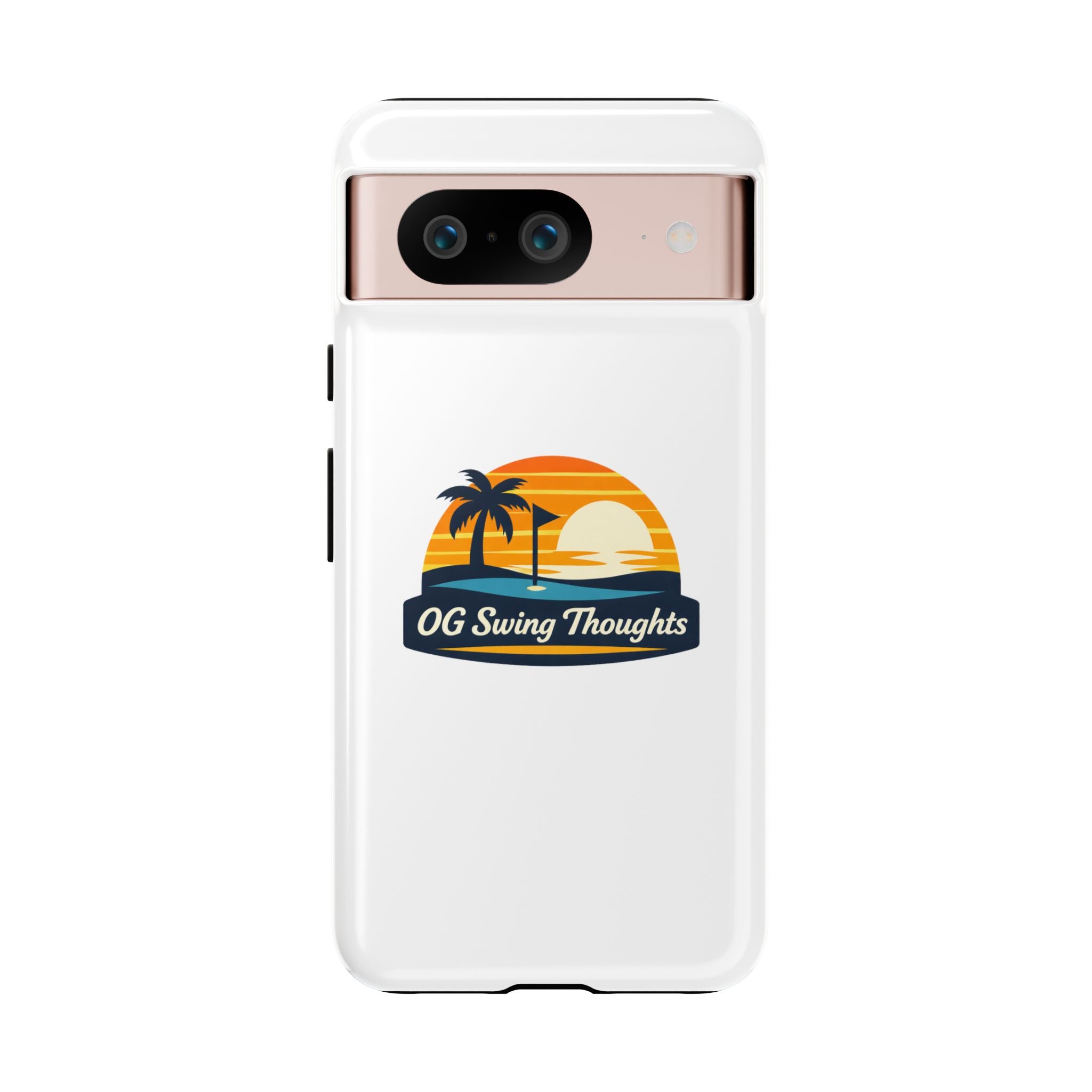 Phone Case - "OG Swing Thoughts" Tropical Sunset Design