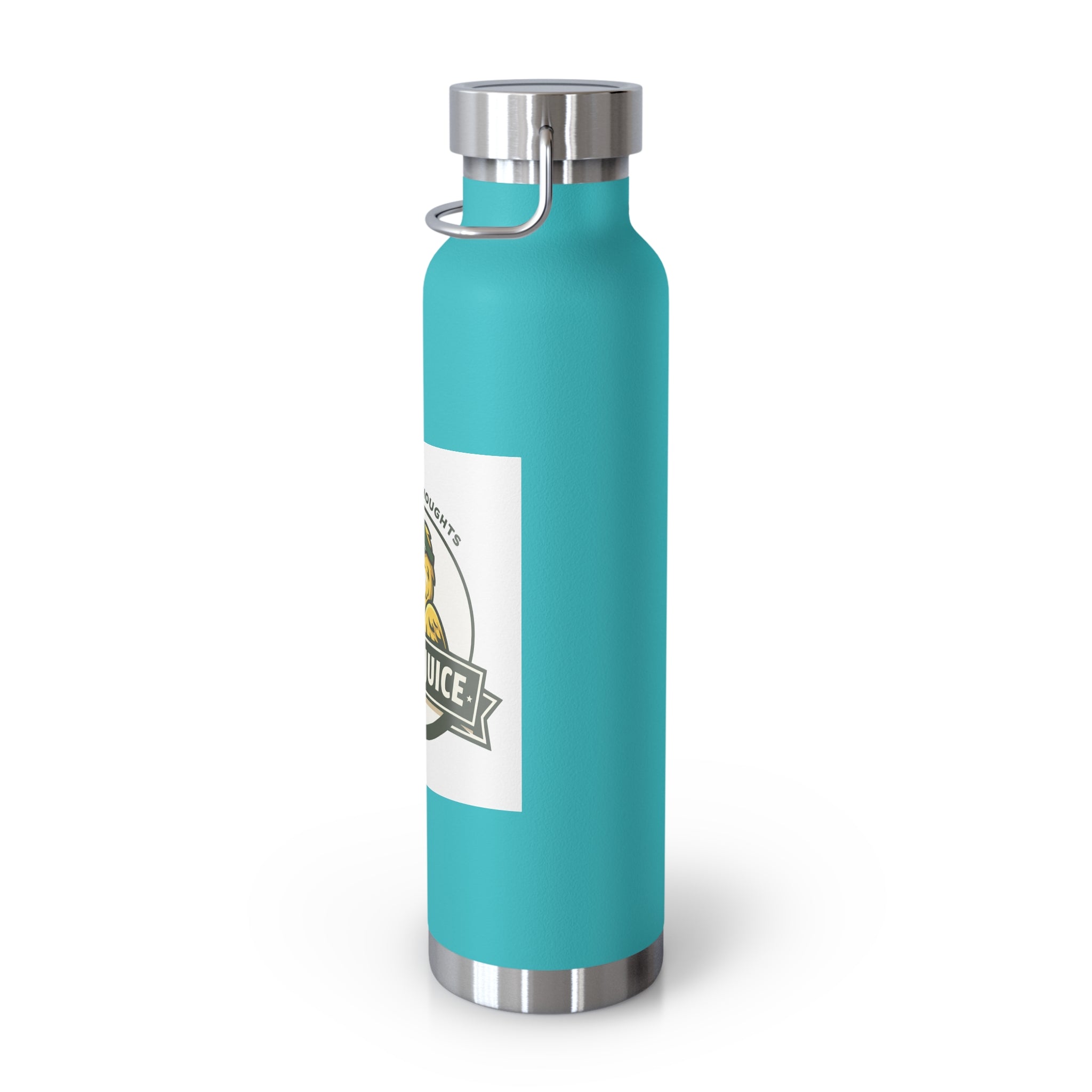 22oz Copper Vacuum Bottle — 'Birdie Juice' Golf Logo Insulated Flask