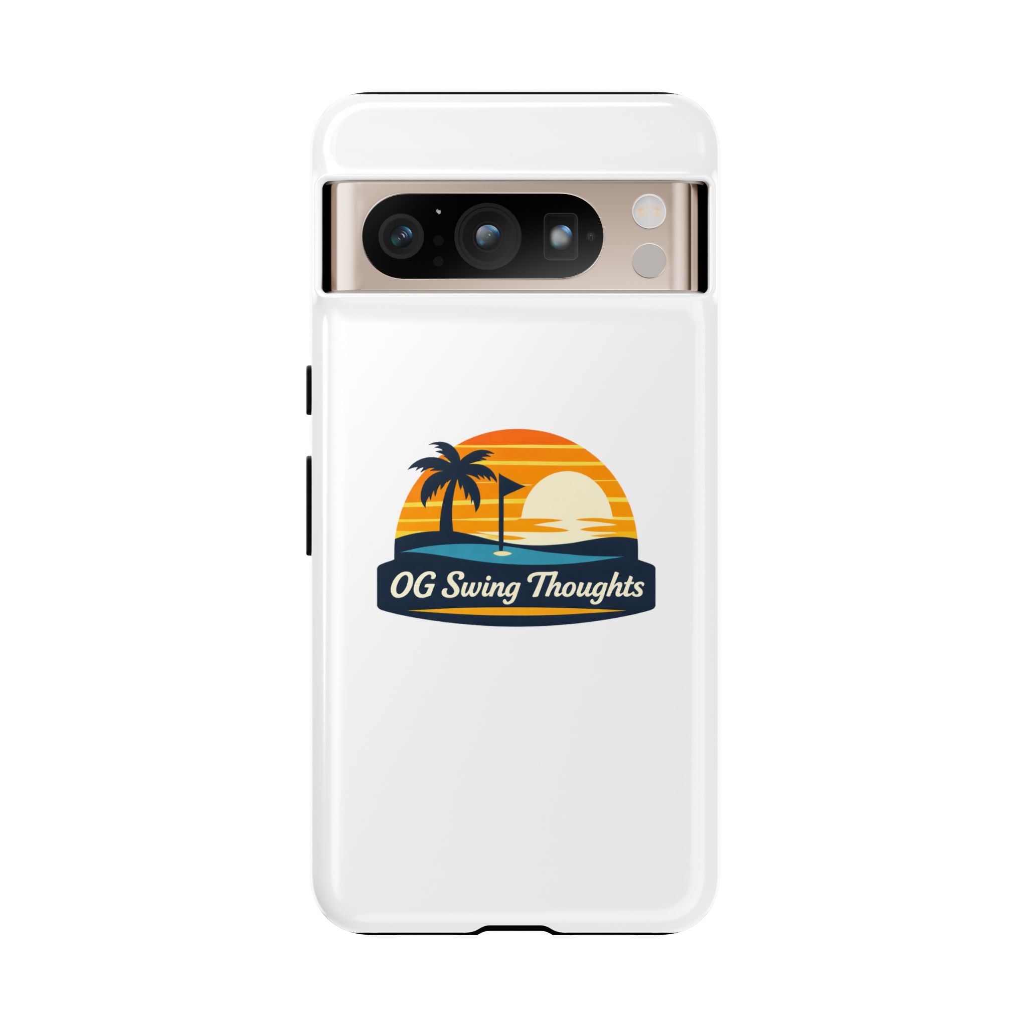 Phone Case - "OG Swing Thoughts" Tropical Sunset Design